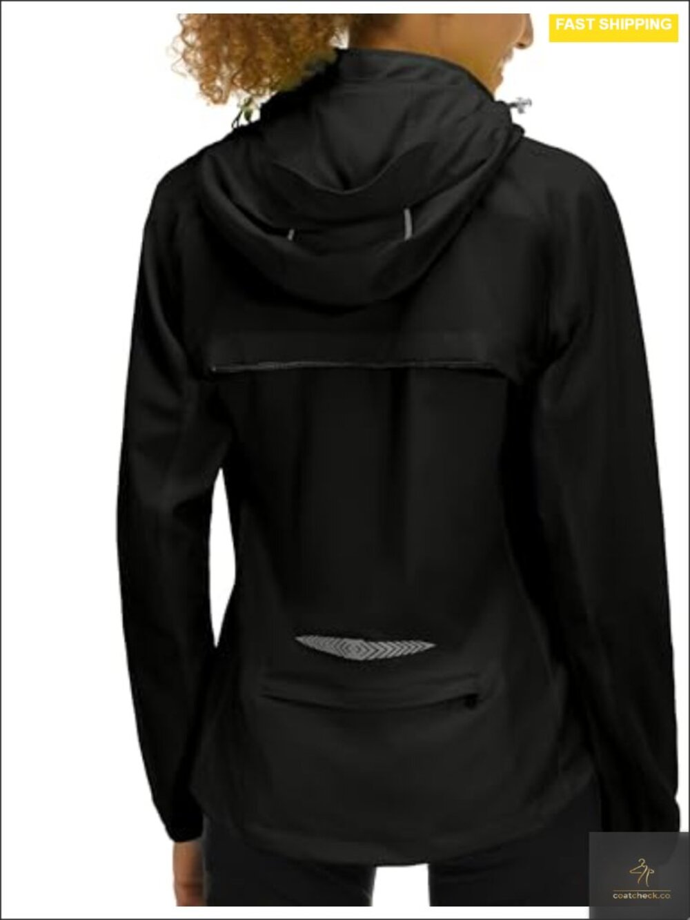 Women's Packable Cycling Rain Jacket Convertible Vest 5 Pockets